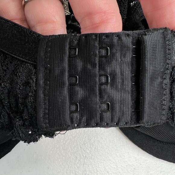 Smart And Sexy 42DD Bra Signature Lace Unlined Underwire In Black SA964 - Picture 7 of 16